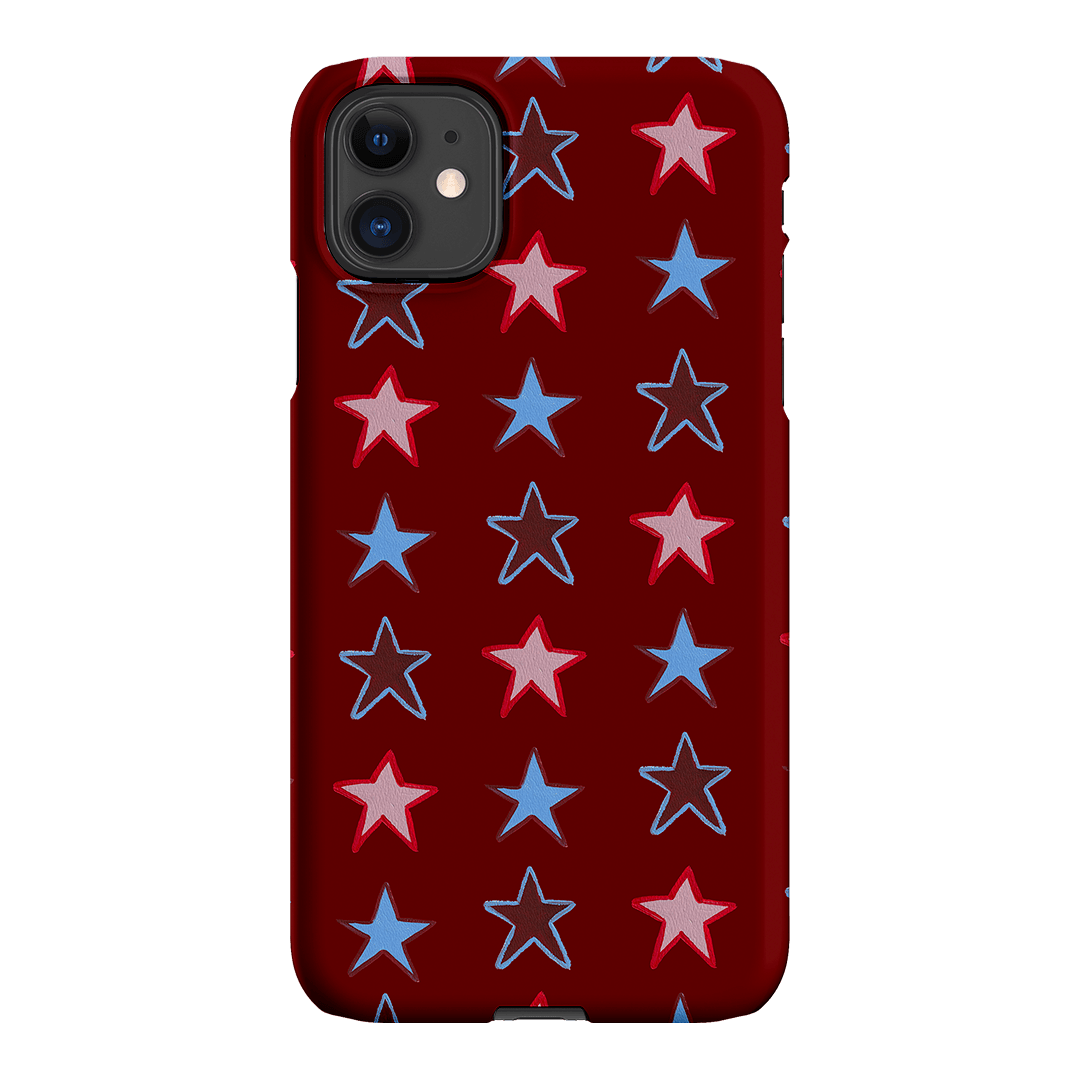 Lucky Stars Rouge Printed Phone Cases iPhone 11 / Snap by BG. Studio - The Dairy