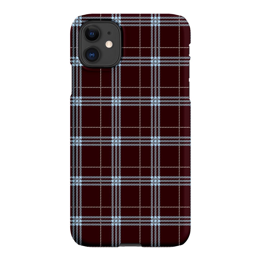 Mocha Plaid Printed Phone Cases iPhone 11 / Snap by The Dairy - The Dairy