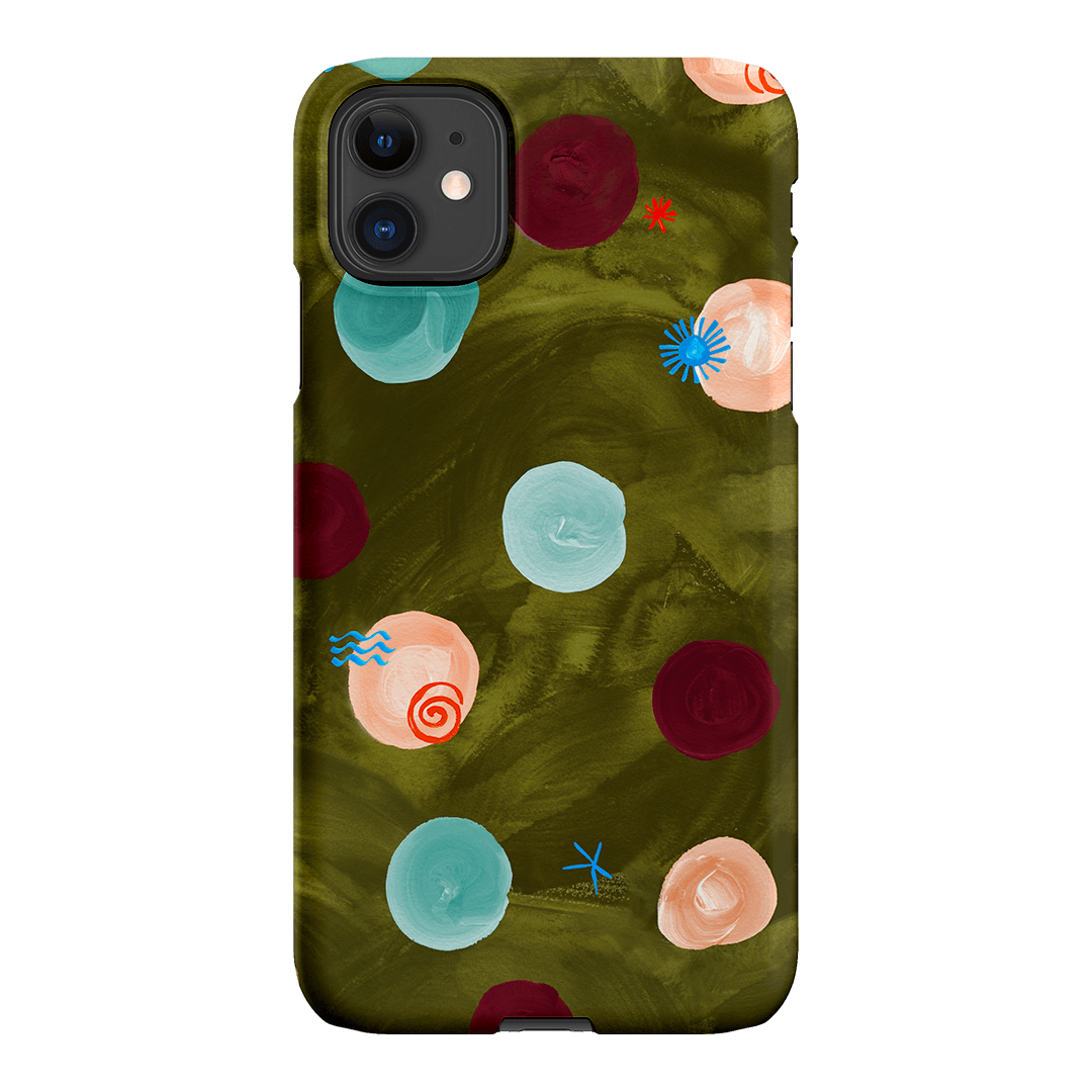 Olive Spot Printed Phone Cases iPhone 11 / Snap by Charlie Taylor - The Dairy