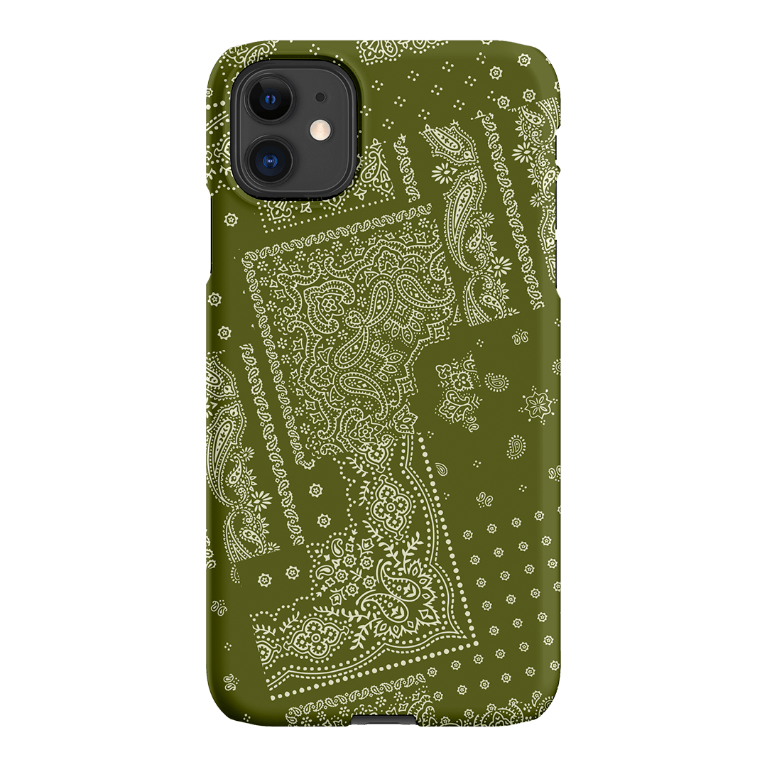 Paisley Fern Printed Phone Cases iPhone 11 / Snap by The Dairy - The Dairy