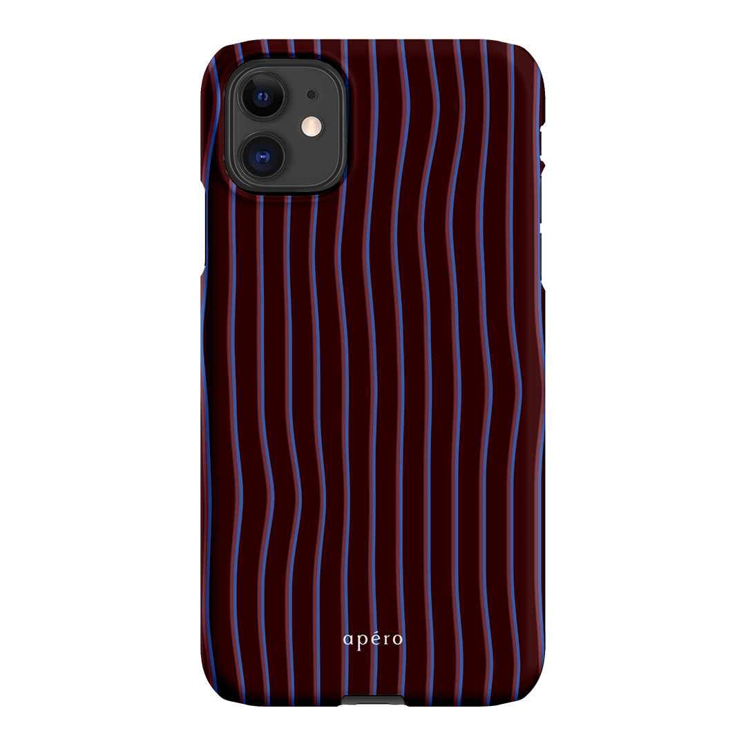 Panama Burgundy Printed Phone Cases iPhone 11 / Snap by Apero - The Dairy