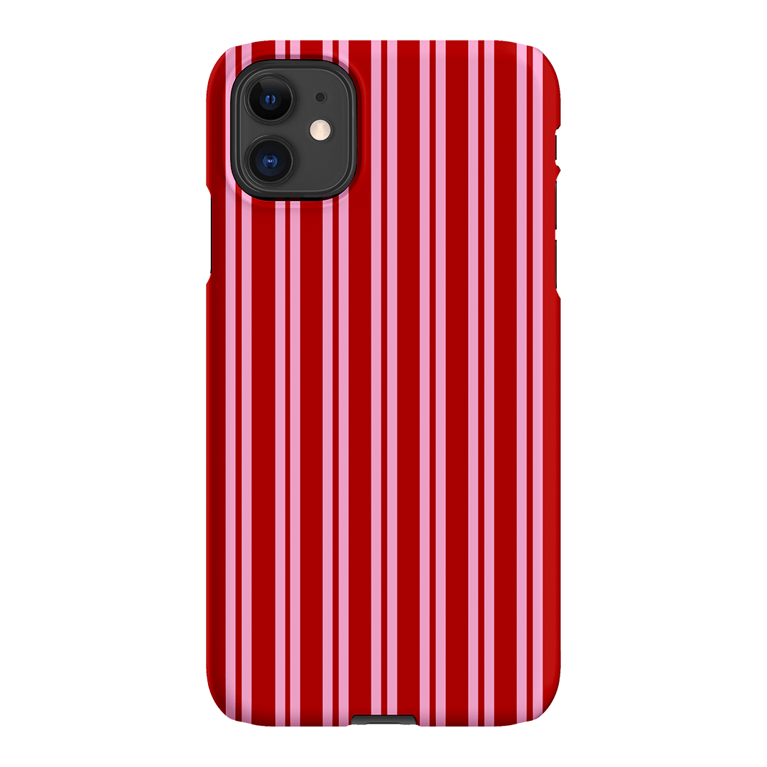 Punch Stripes Printed Phone Cases iPhone 11 / Snap by The Dairy - The Dairy