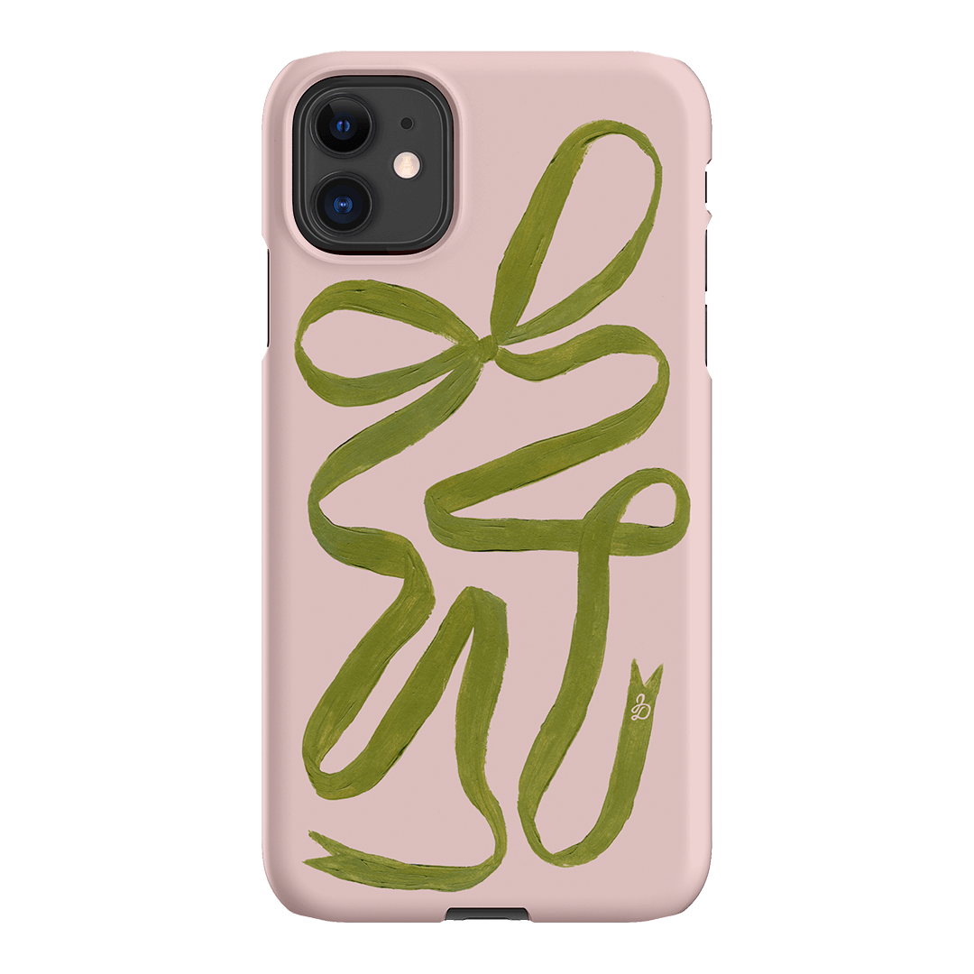 Garden Ribbon Printed Phone Cases iPhone 11 / Snap by Jasmine Dowling - The Dairy