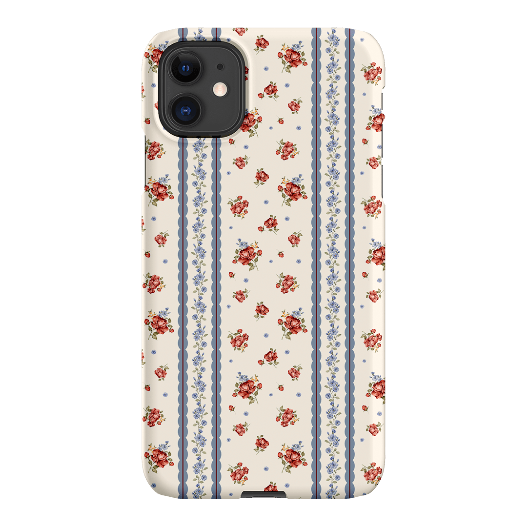 Rose Stripe Printed Phone Cases iPhone 11 / Snap by Kasiags Art - The Dairy