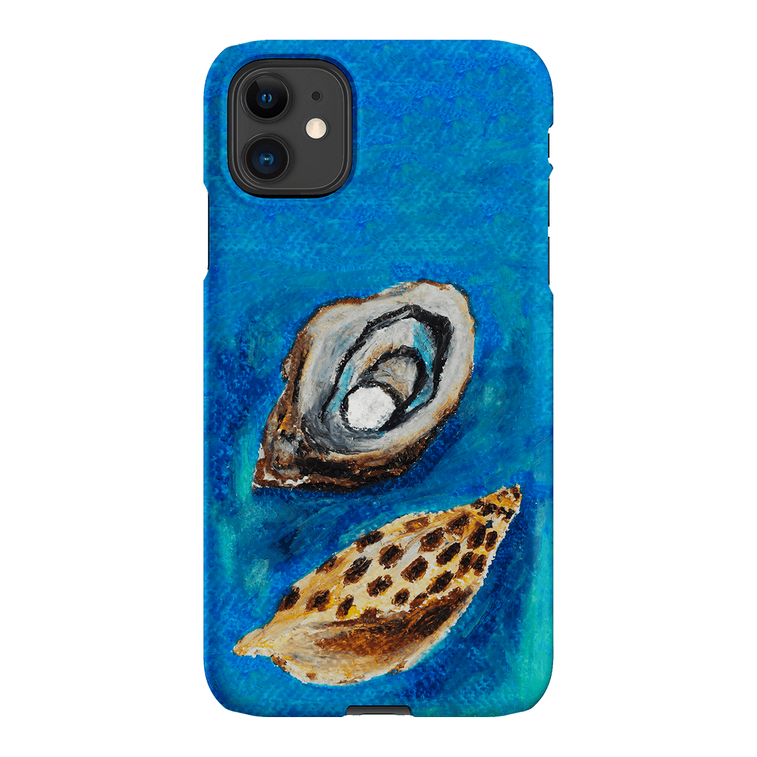 Sea Shells Printed Phone Cases iPhone 11 / Snap by Lisa Hu - The Dairy
