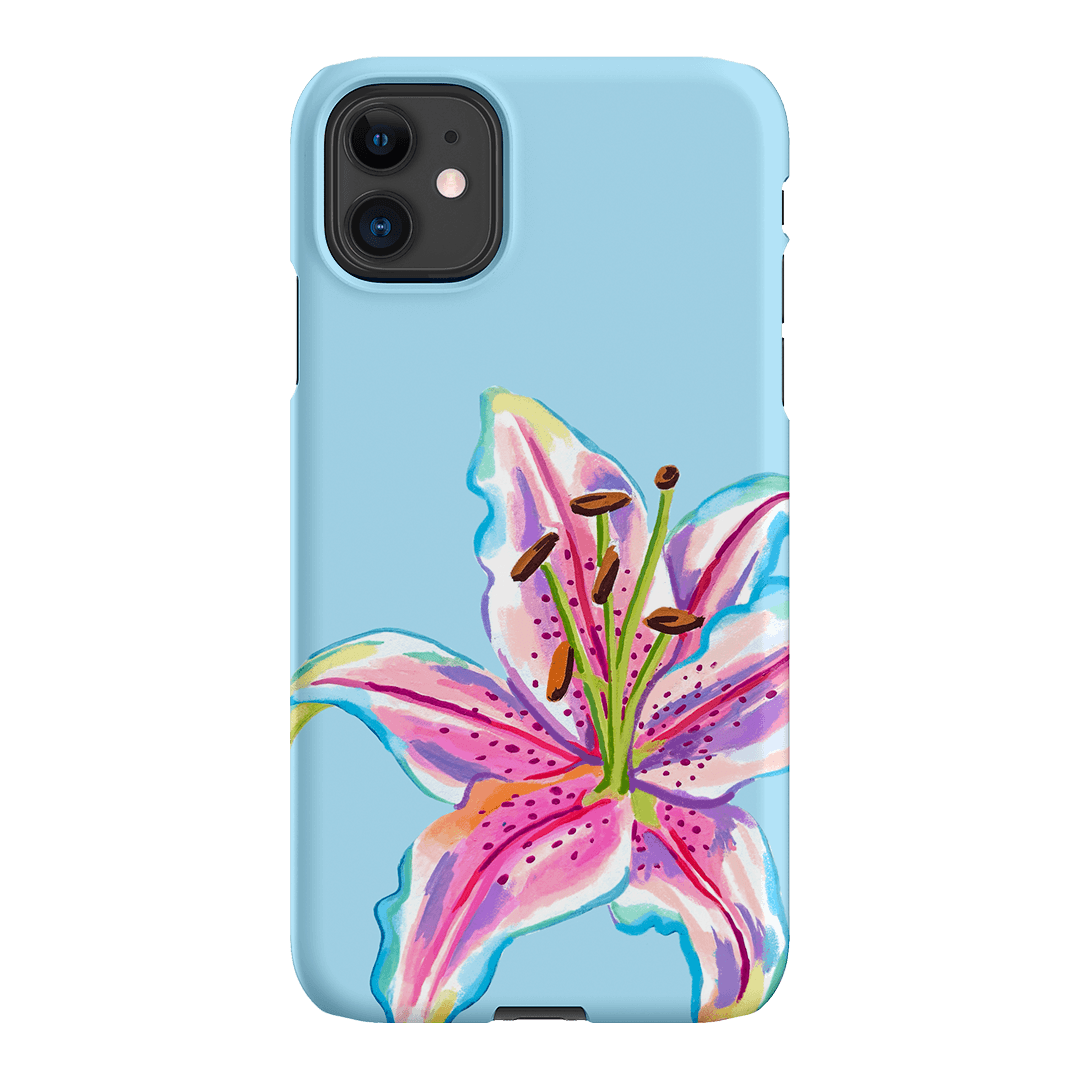 Sky Lily Printed Phone Cases iPhone 11 / Snap by Femke Studio - The Dairy