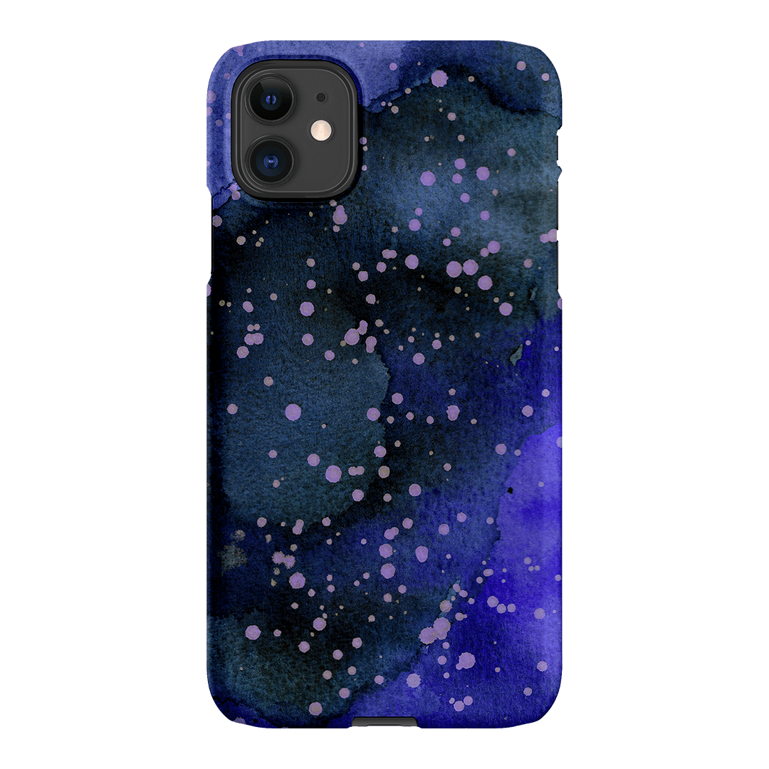Spotty Navy Printed Phone Cases iPhone 11 / Snap by The Dairy - The Dairy