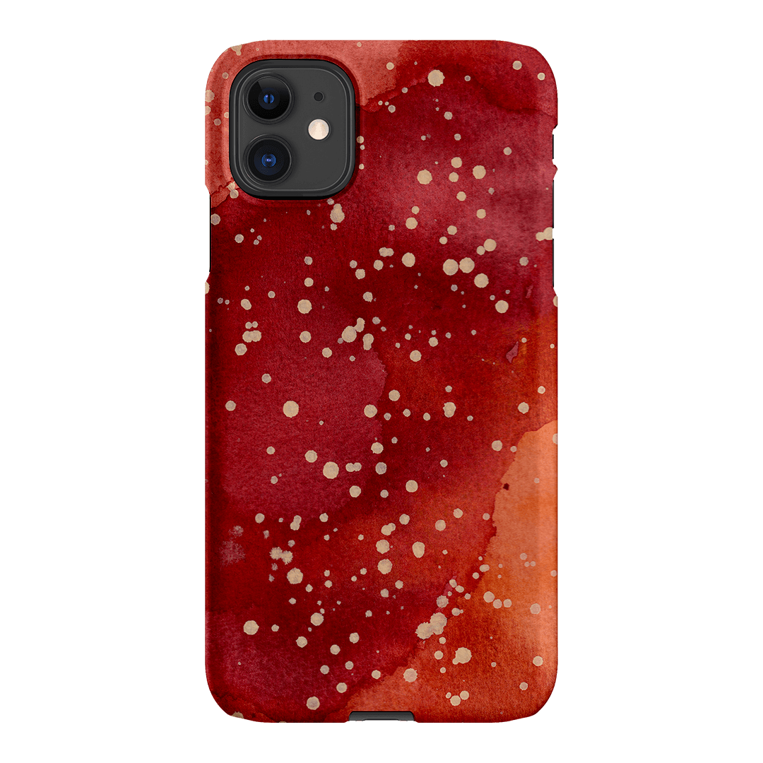Spotty Rust Printed Phone Cases iPhone 11 / Snap by The Dairy - The Dairy