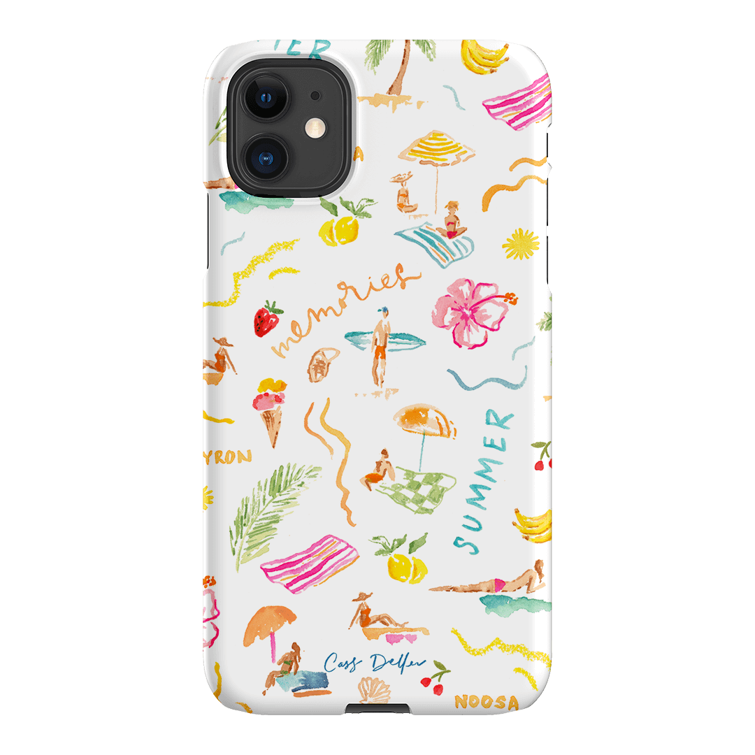 Summer Memories Printed Phone Cases iPhone 11 / Snap by Cass Deller - The Dairy