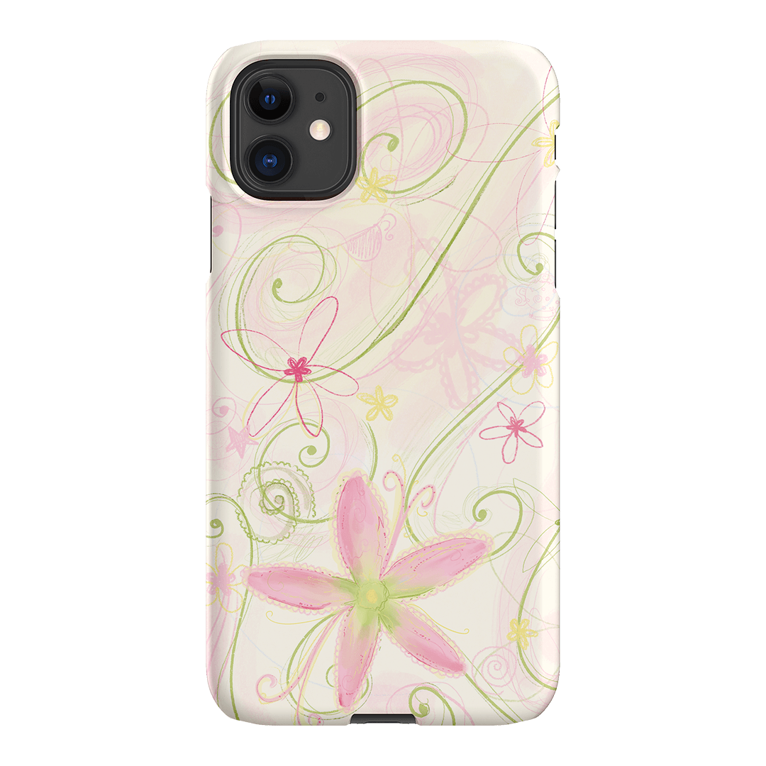 Swirl Pink Printed Phone Cases iPhone 11 / Snap by Kayla Carr - The Dairy