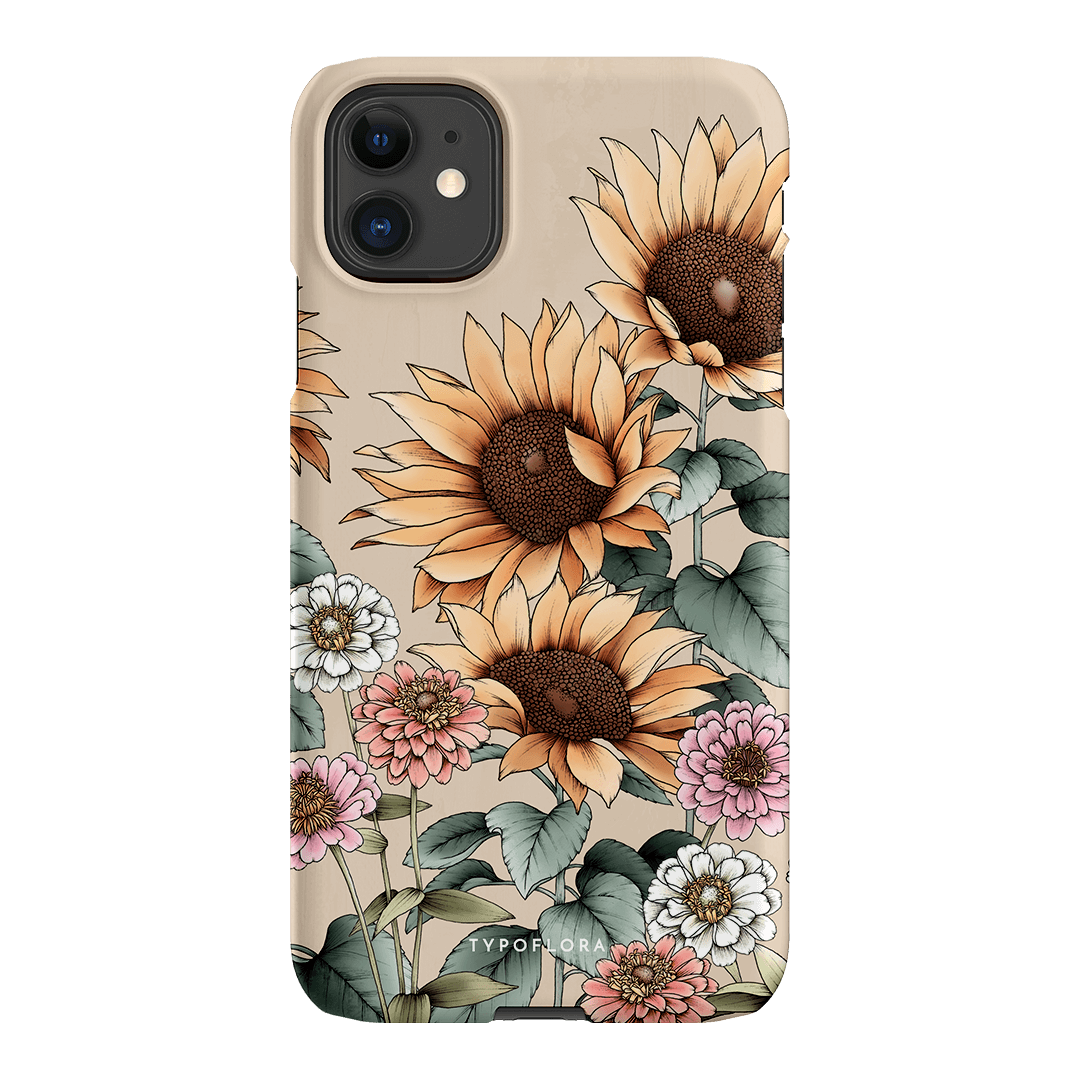 Summer Blooms Printed Phone Cases iPhone 11 / Snap by Typoflora - The Dairy