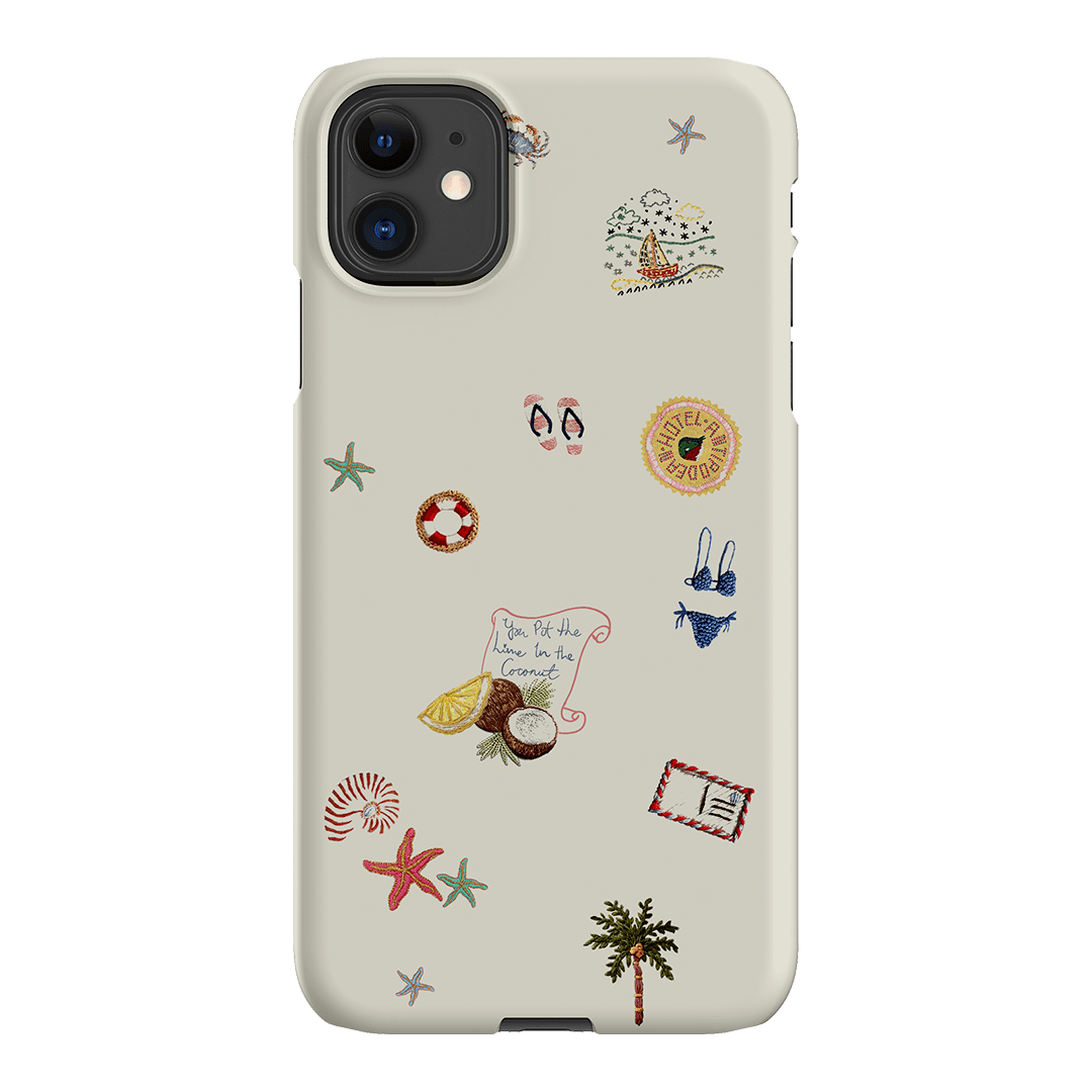 Vacay All Day Cream Printed Phone Cases by Antipodean - The Dairy