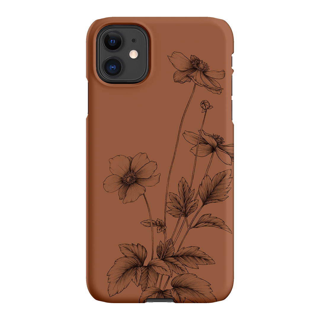 Windflowers Study Printed Phone Cases iPhone 11 / Snap by Typoflora - The Dairy