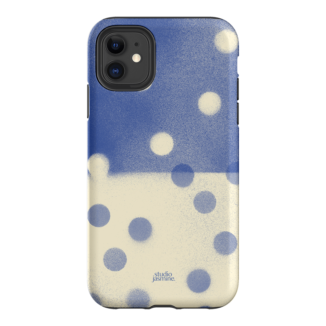 Bleu Polka Dot Printed Phone Cases iPhone 11 / Armoured by Jasmine Dowling - The Dairy
