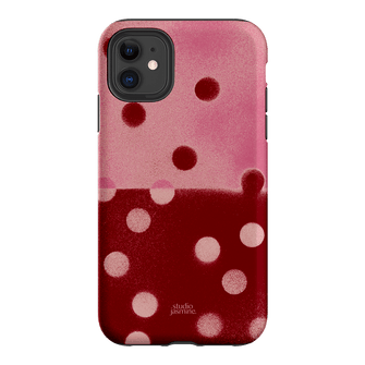 Cherry Polka Dot Printed Phone Cases iPhone 11 / Armoured by Jasmine Dowling - The Dairy