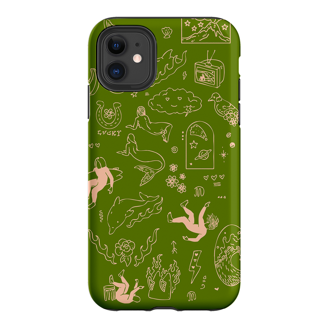 Easty Flash Green Printed Phone Cases iPhone 11 / Armoured by Easty Beasty - The Dairy