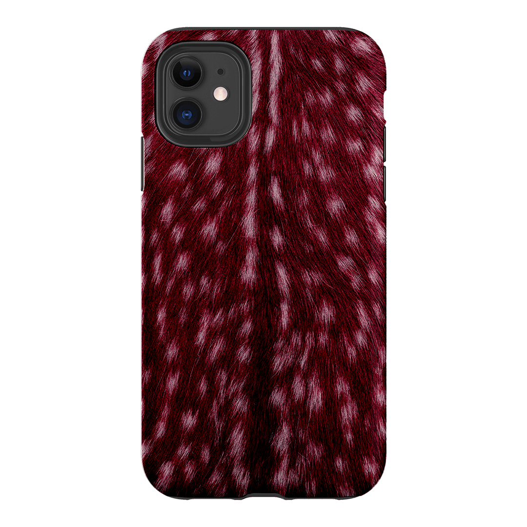 Fawn Burgundy Printed Phone Cases iPhone 11 / Armoured by The Dairy - The Dairy