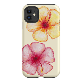 Hibiscus Flower Yellow Printed Phone Cases iPhone 11 / Armoured by BG. Studio - The Dairy