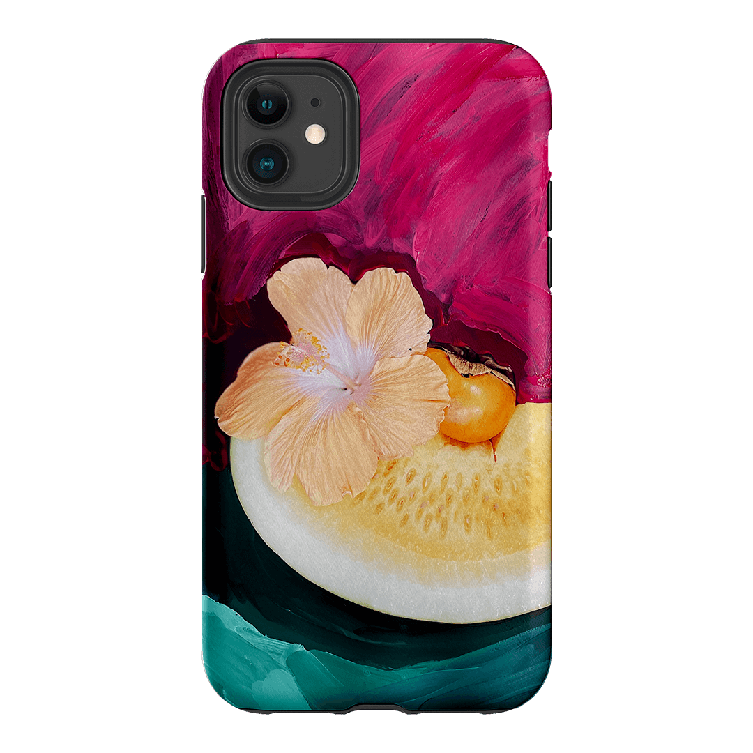 Hibiscus Melon Printed Phone Cases iPhone 11 / Armoured by Nicole Nelius - The Dairy