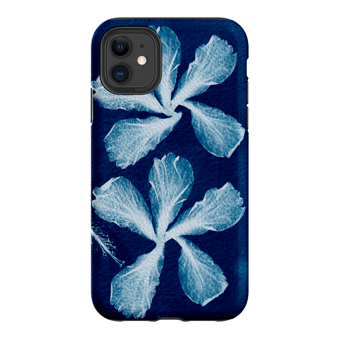 Hibiscus Cyanotype Printed Phone Cases iPhone 11 / Armoured by Sally Hungerford - The Dairy