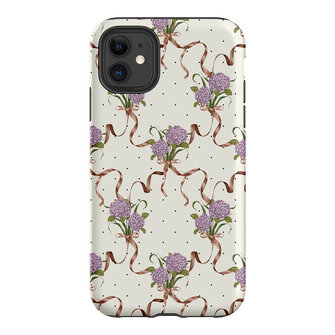 Hydrangea Ribbon Printed Phone Cases iPhone 11 / Armoured by Veronica Tucker - The Dairy