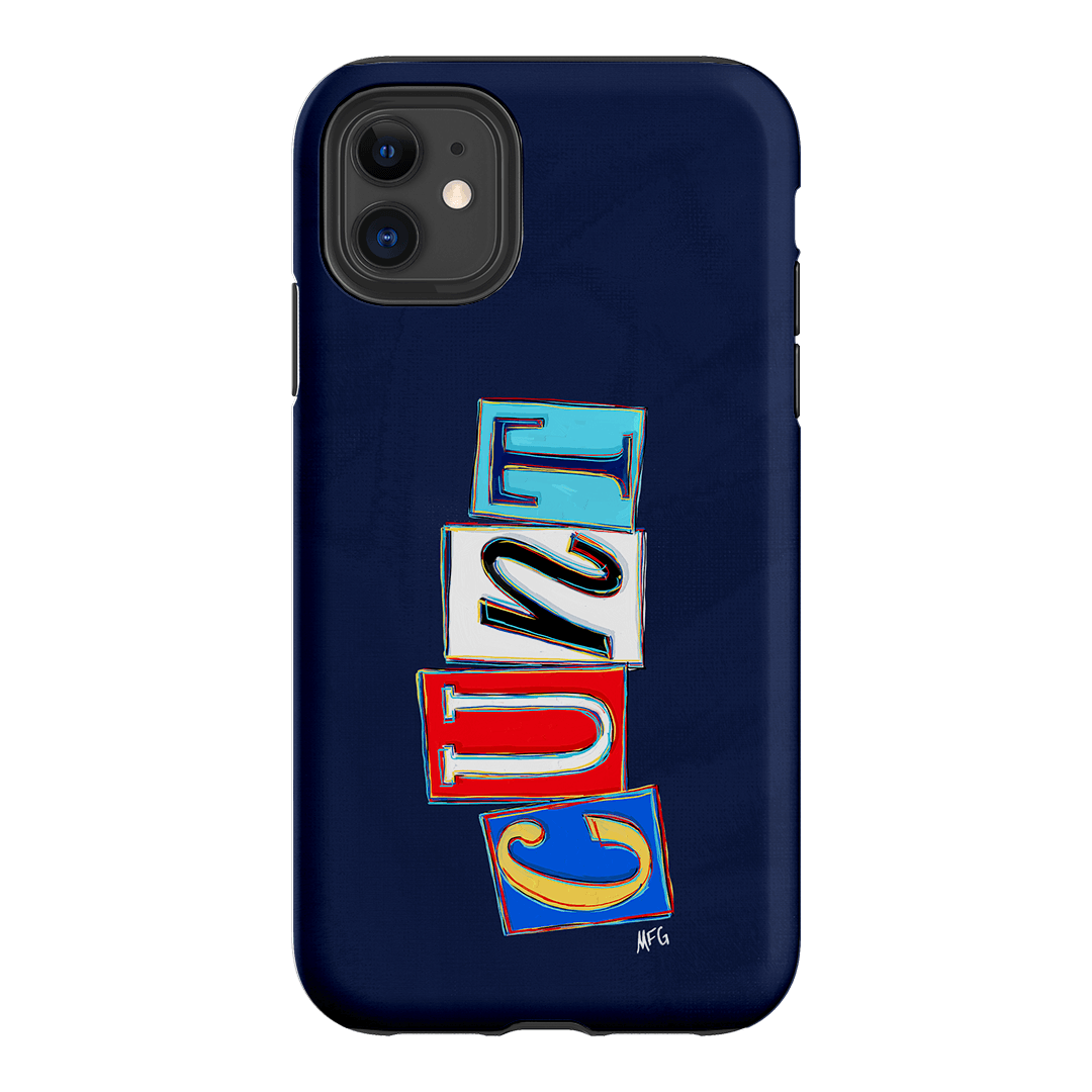 Lil Cnts Blue Printed Phone Cases iPhone 11 / Armoured by Margarbs Art - The Dairy