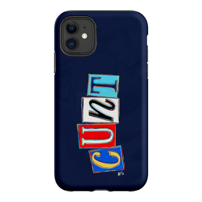 Lil Cnts Blue Printed Phone Cases iPhone 11 / Armoured by Margarbs Art - The Dairy