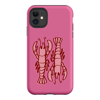 Lobster Love Pink Printed Phone Cases iPhone 11 / Armoured by The Dairy - The Dairy