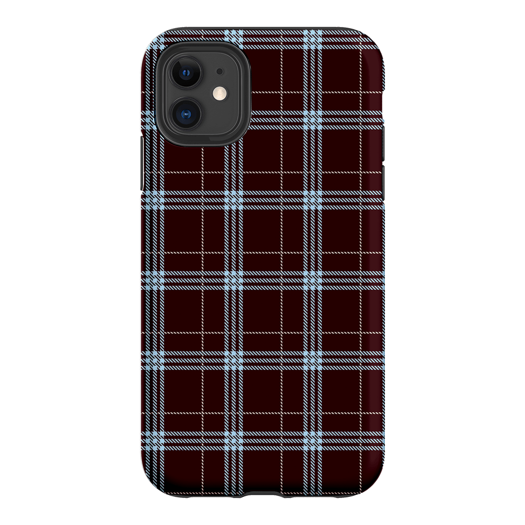 Mocha Plaid Printed Phone Cases iPhone 11 / Armoured by The Dairy - The Dairy