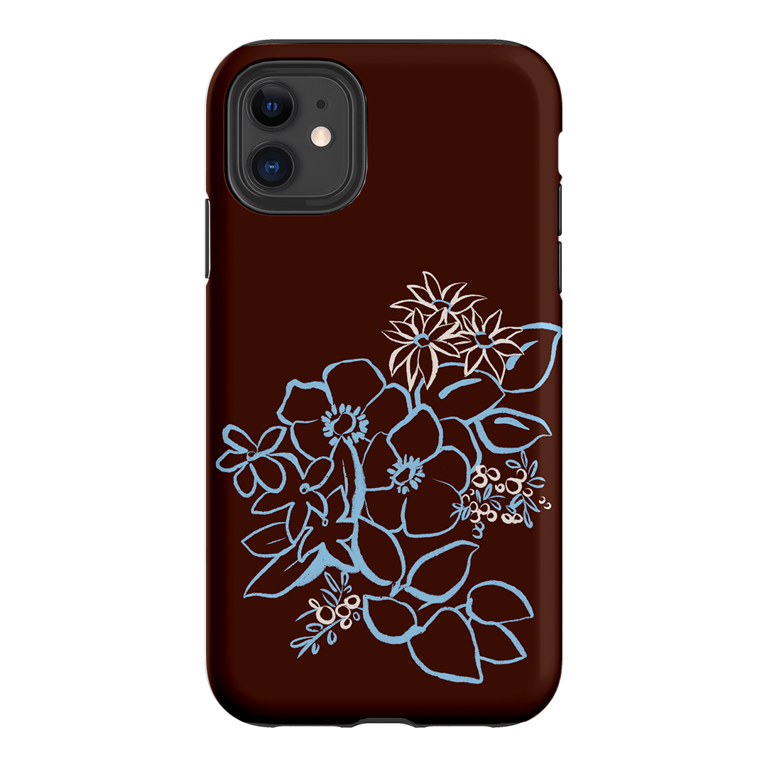 Mocha Posy Printed Phone Cases iPhone 11 / Armoured by Typoflora - The Dairy