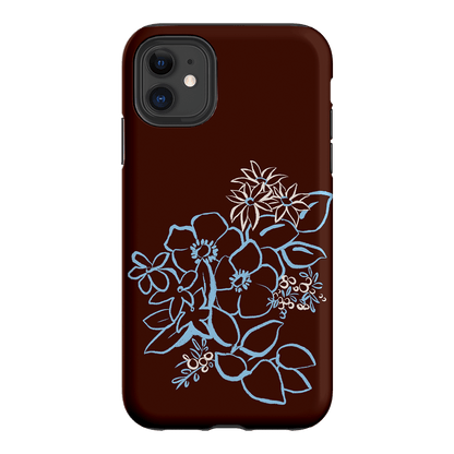 Mocha Posy Printed Phone Cases iPhone 11 / Armoured by Typoflora - The Dairy