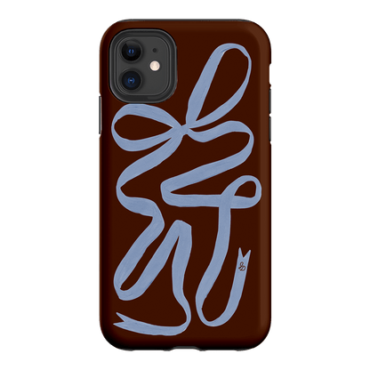 Mocha Ribbon Printed Phone Cases iPhone 11 / Armoured by Jasmine Dowling - The Dairy