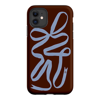 Mocha Ribbon Printed Phone Cases iPhone 11 / Armoured by Jasmine Dowling - The Dairy