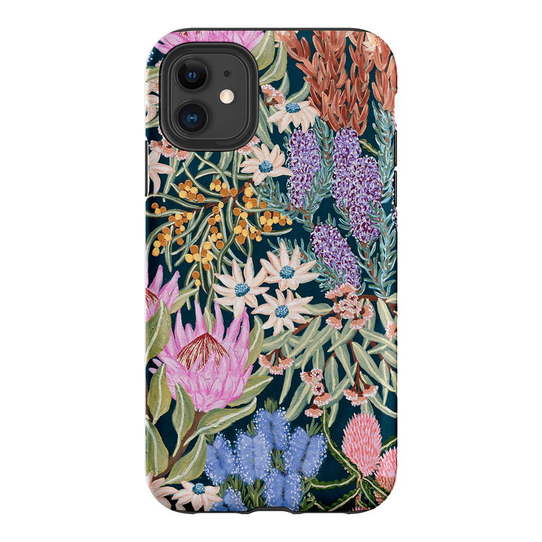 Moonlit Floral Printed Phone Cases iPhone 11 / Armoured by Amy Gibbs - The Dairy