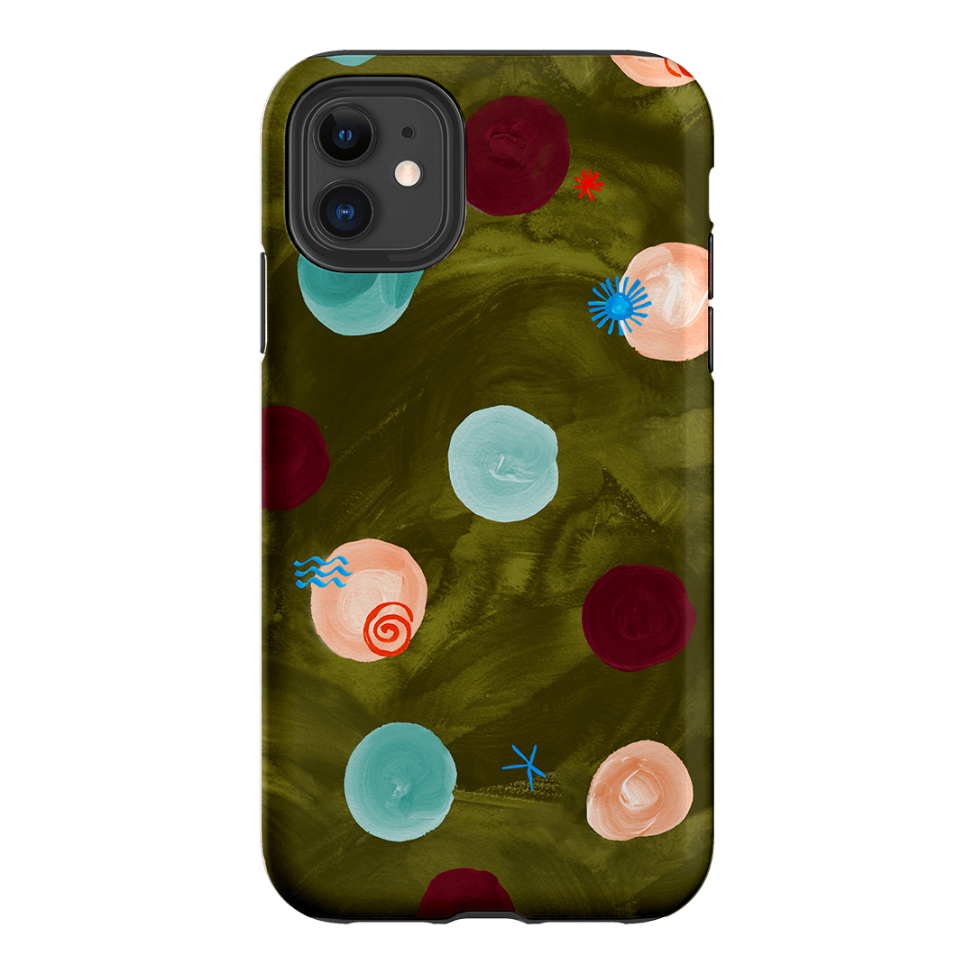 Olive Spot Printed Phone Cases iPhone 11 / Armoured by Charlie Taylor - The Dairy