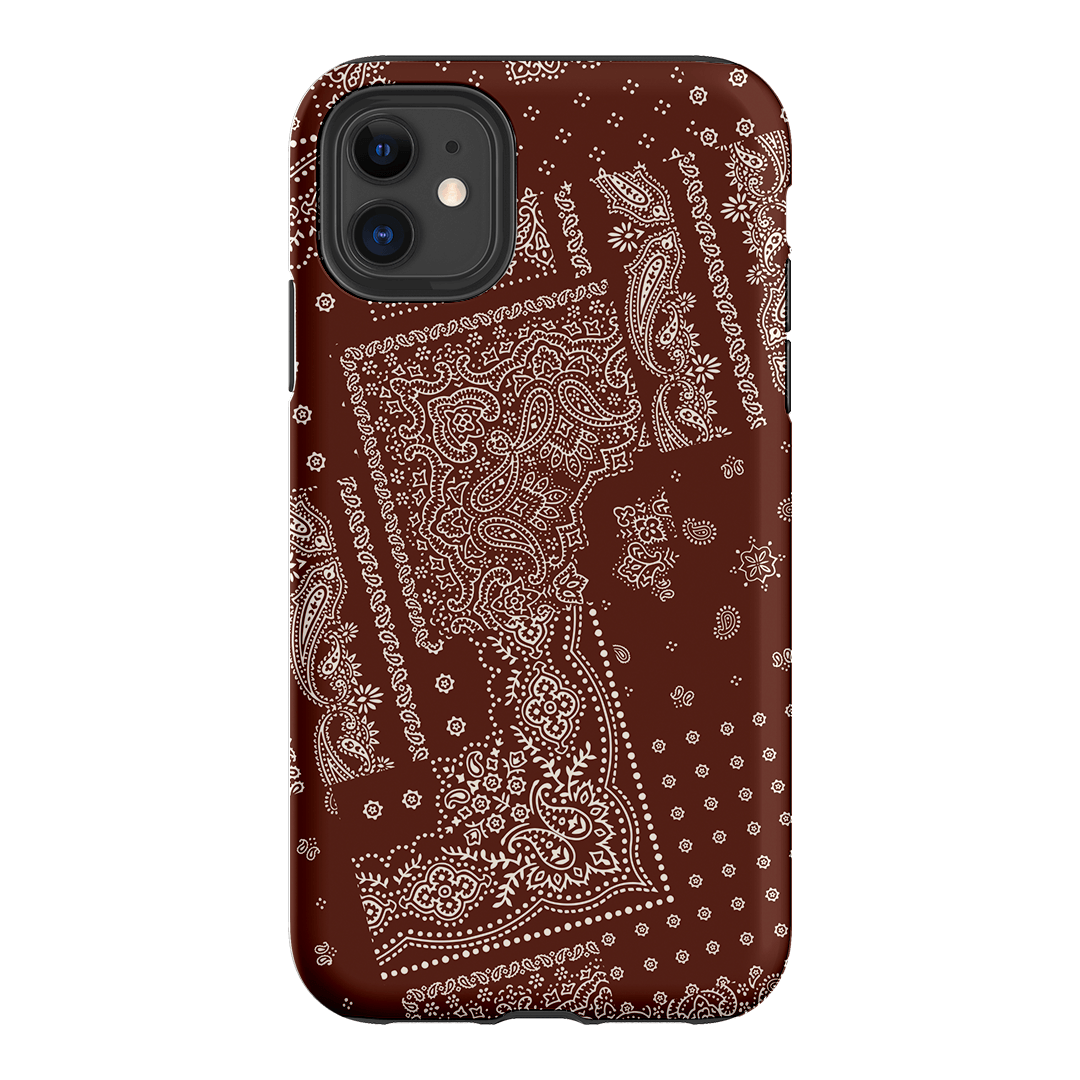 Paisley Cinnamon Printed Phone Cases iPhone 11 / Armoured by The Dairy - The Dairy