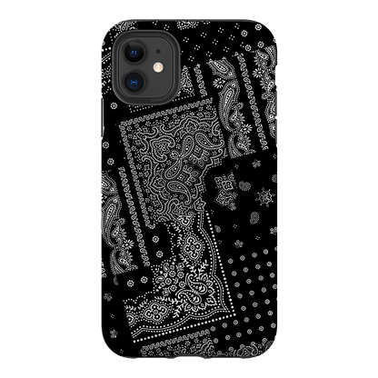 Paisley Noir Printed Phone Cases iPhone 11 / Armoured by The Dairy - The Dairy
