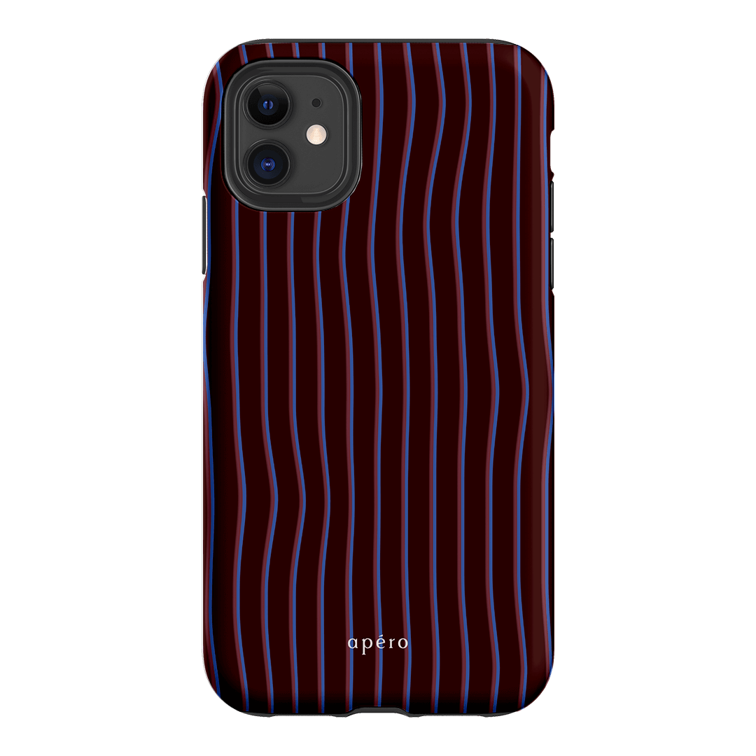 Panama Burgundy Printed Phone Cases iPhone 11 / Armoured by Apero - The Dairy
