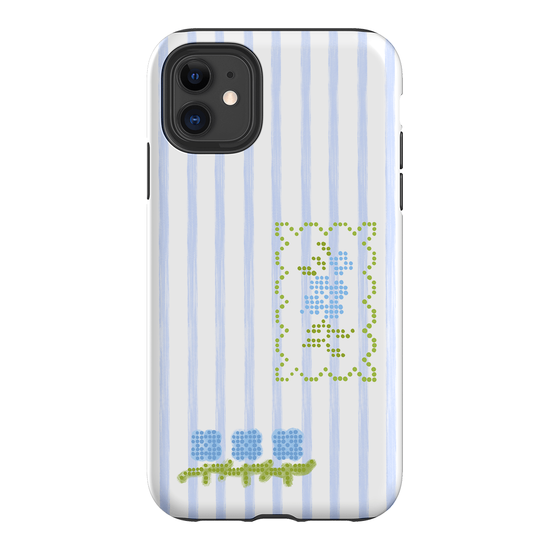 Patchwork Blue Printed Phone Cases iPhone 11 / Armoured by Kayla Carr - The Dairy