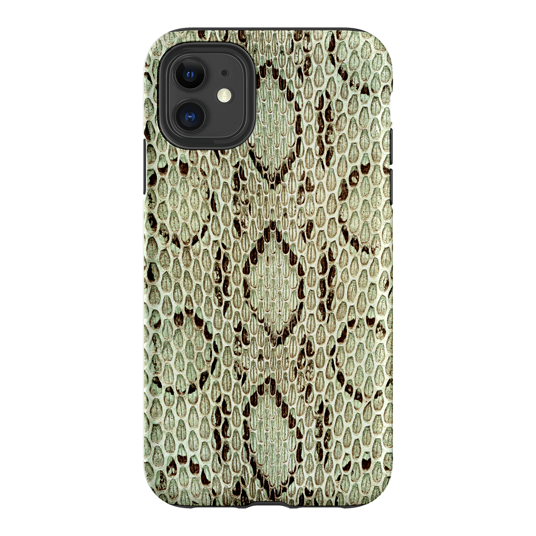 Pistachio Python Printed Phone Cases iPhone 11 / Armoured by The Dairy - The Dairy