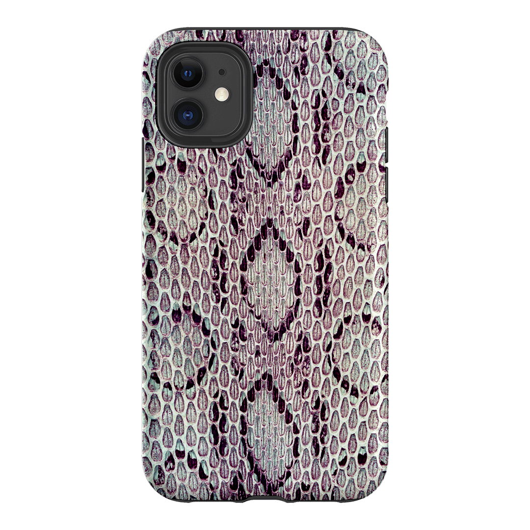 Plum Python Printed Phone Cases iPhone 11 / Armoured by The Dairy - The Dairy