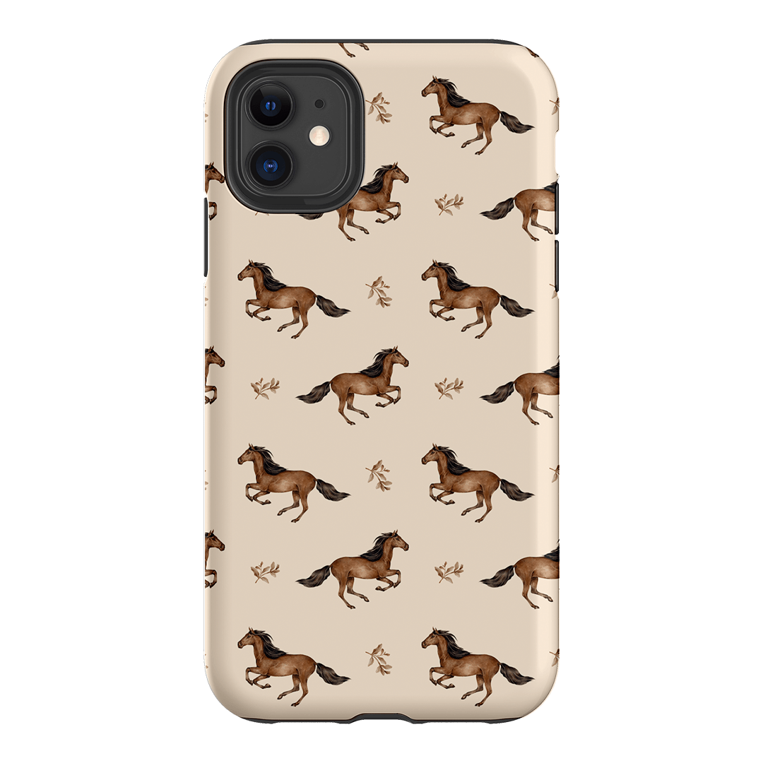 Running Horse Printed Phone Cases iPhone 11 / Armoured by Kasiags Art - The Dairy
