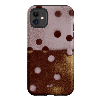 Rust Polka Dot Printed Phone Cases iPhone 11 / Armoured by Jasmine Dowling - The Dairy