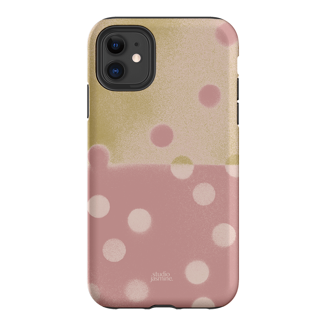Strawberry Polka Dot Printed Phone Cases iPhone 11 / Armoured by Jasmine Dowling - The Dairy