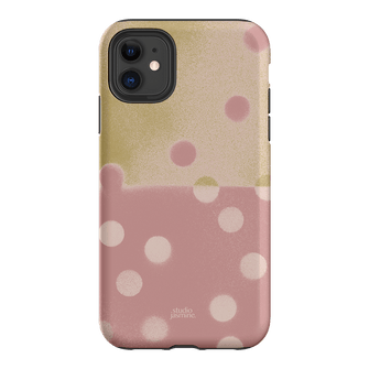 Strawberry Polka Dot Printed Phone Cases iPhone 11 / Armoured by Jasmine Dowling - The Dairy