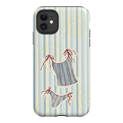 Stripe Tankini Printed Phone Cases iPhone 11 / Armoured by Kayla Carr - The Dairy