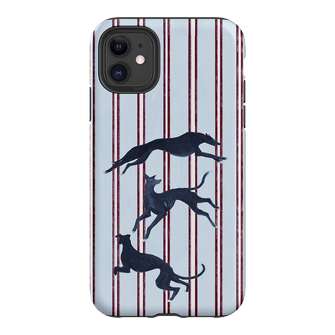 Stripey Hounds Printed Phone Cases iPhone 11 / Armoured by Lisa Hu - The Dairy