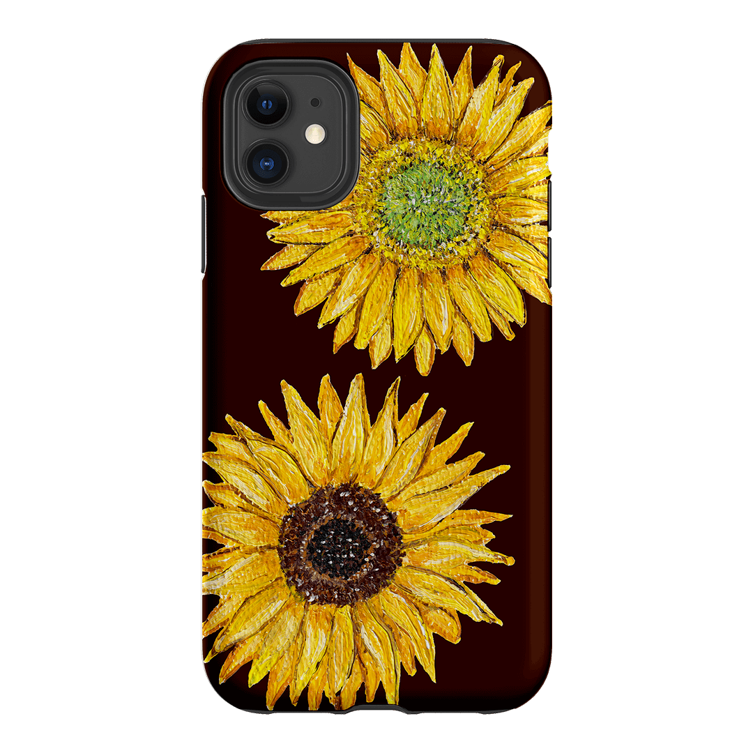Sunflower Brown Printed Phone Cases iPhone 11 / Armoured by BG. Studio - The Dairy