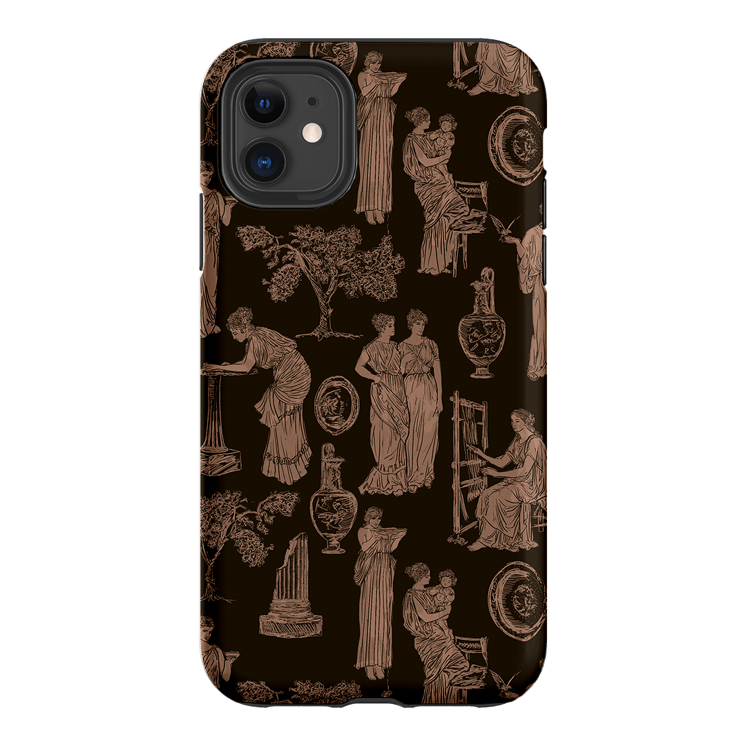 Symposium Burnt Umber Printed Phone Cases iPhone 11 / Armoured by Veronica Tucker - The Dairy