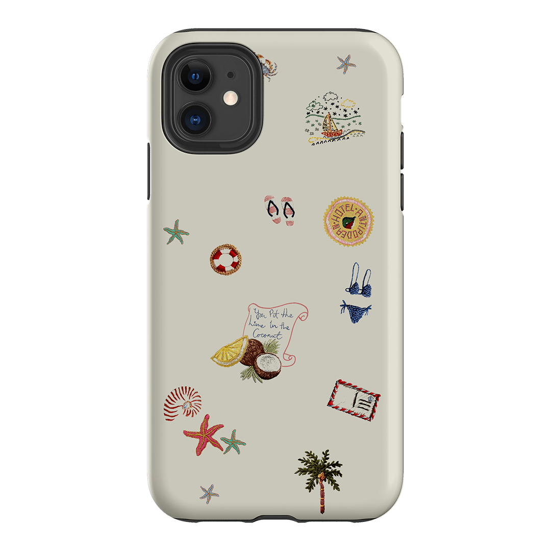 Vacay All Day Cream Printed Phone Cases by Antipodean - The Dairy
